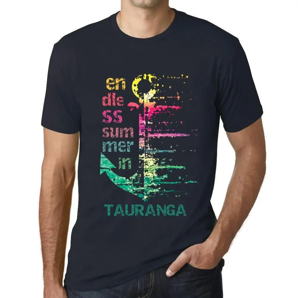 Men's Graphic T-Shirt Endless Summer In Tauranga Eco-Friendly Limited Edition Short Sleeve Tee-Shirt Vintage Birthday Gift Novelty