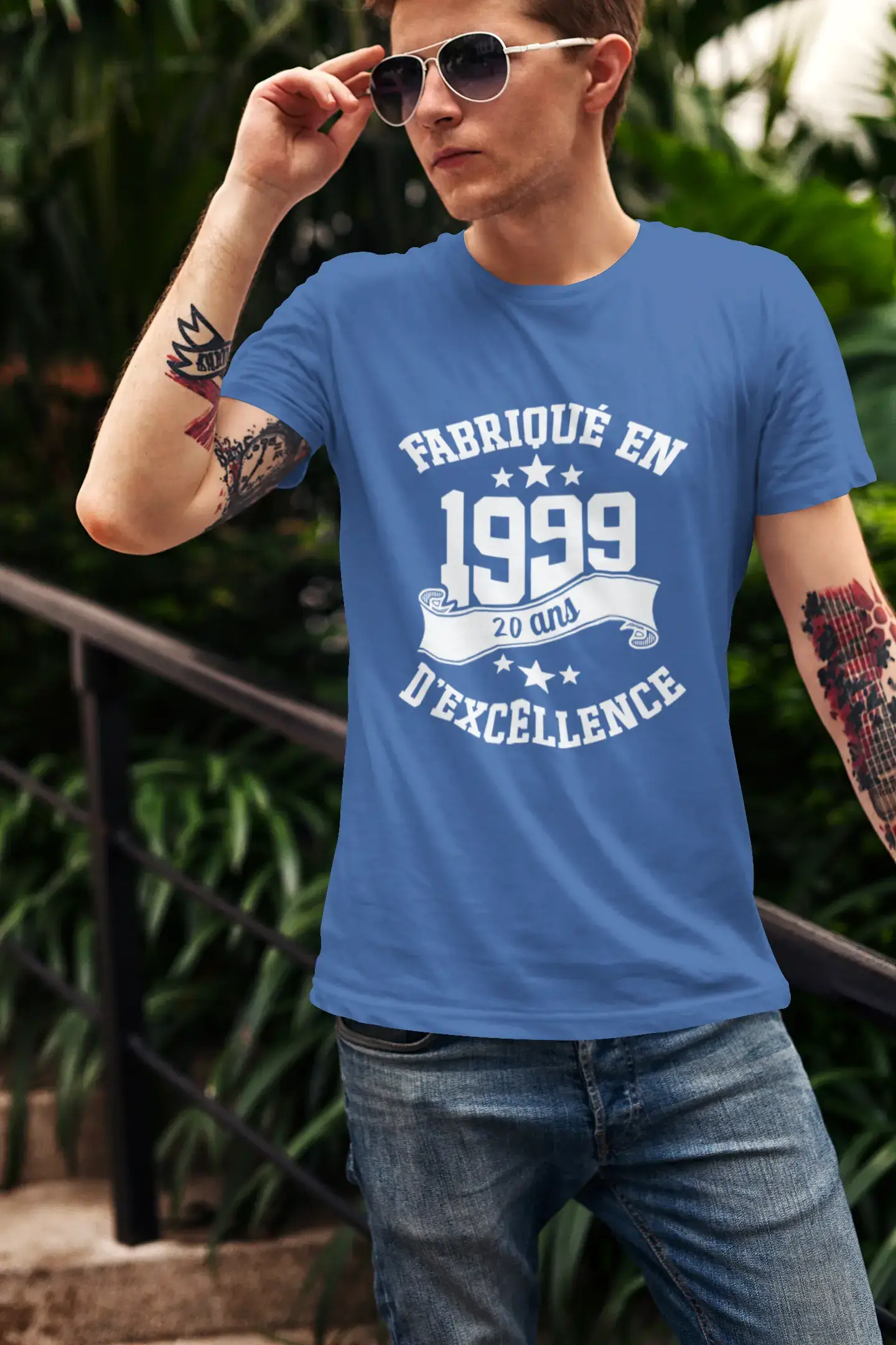 ULTRABASIC - Fabriqué en 1999, 20 Ans d'être Génial Unisex T-Shirt Denim