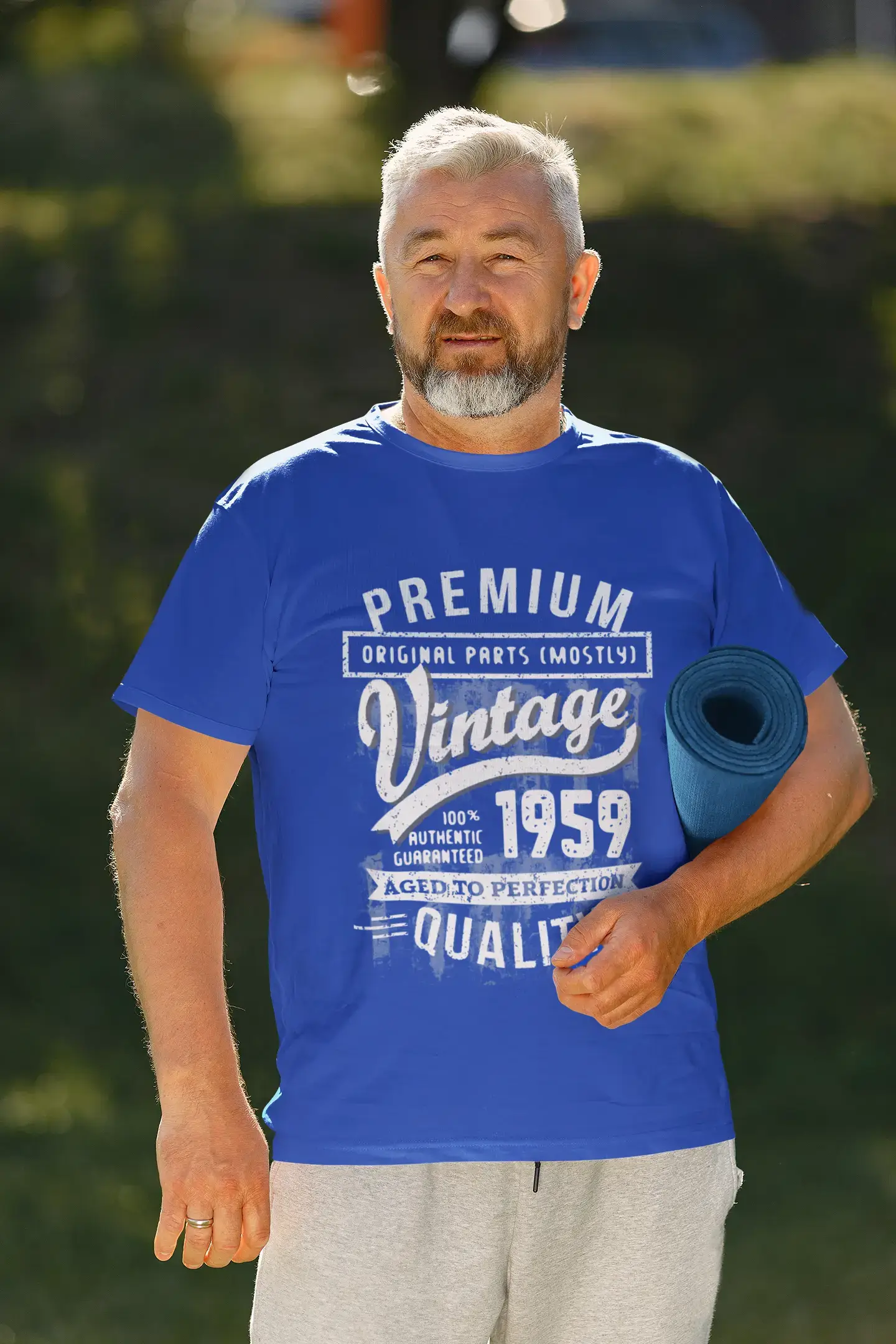 ULTRABASIC – <span>Grafisches</span> <span>Herren</span> -T-Shirt „1959 Aged to Perfection“ <span>als</span> <span>Geburtstagsgeschenk</span>