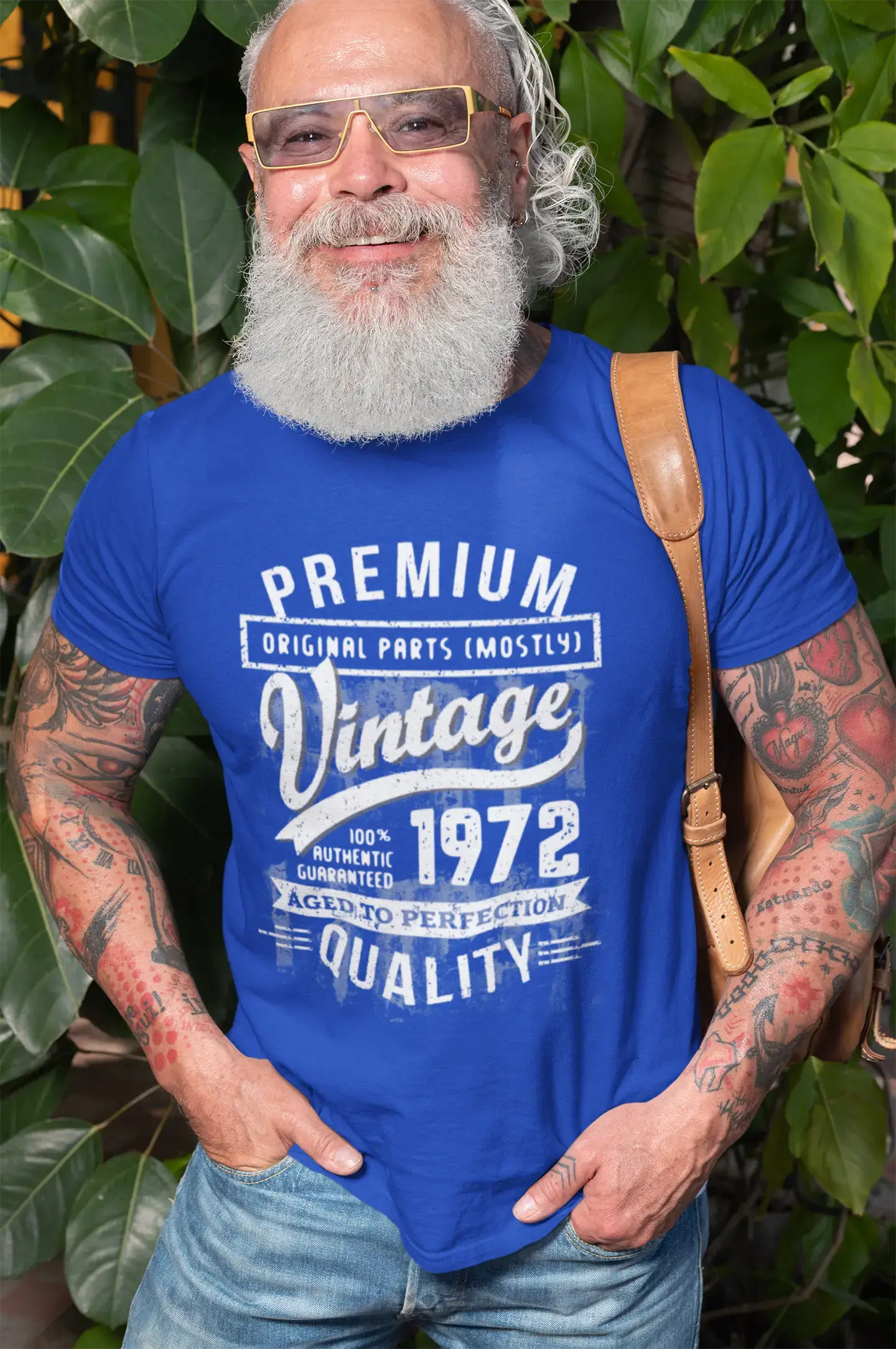 ULTRABASIC - Graphic Men's 1972 Aged to Perfection Birthday Gift T-Shirt