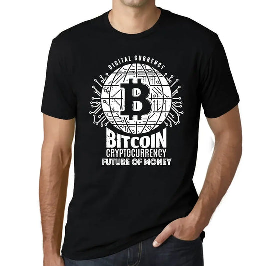 Men's Graphic T-Shirt Bitcoin Future Of Money Hodl Btc Crypto Eco-Friendly Limited Edition Short Sleeve Tee-Shirt Vintage Birthday Gift Novelty