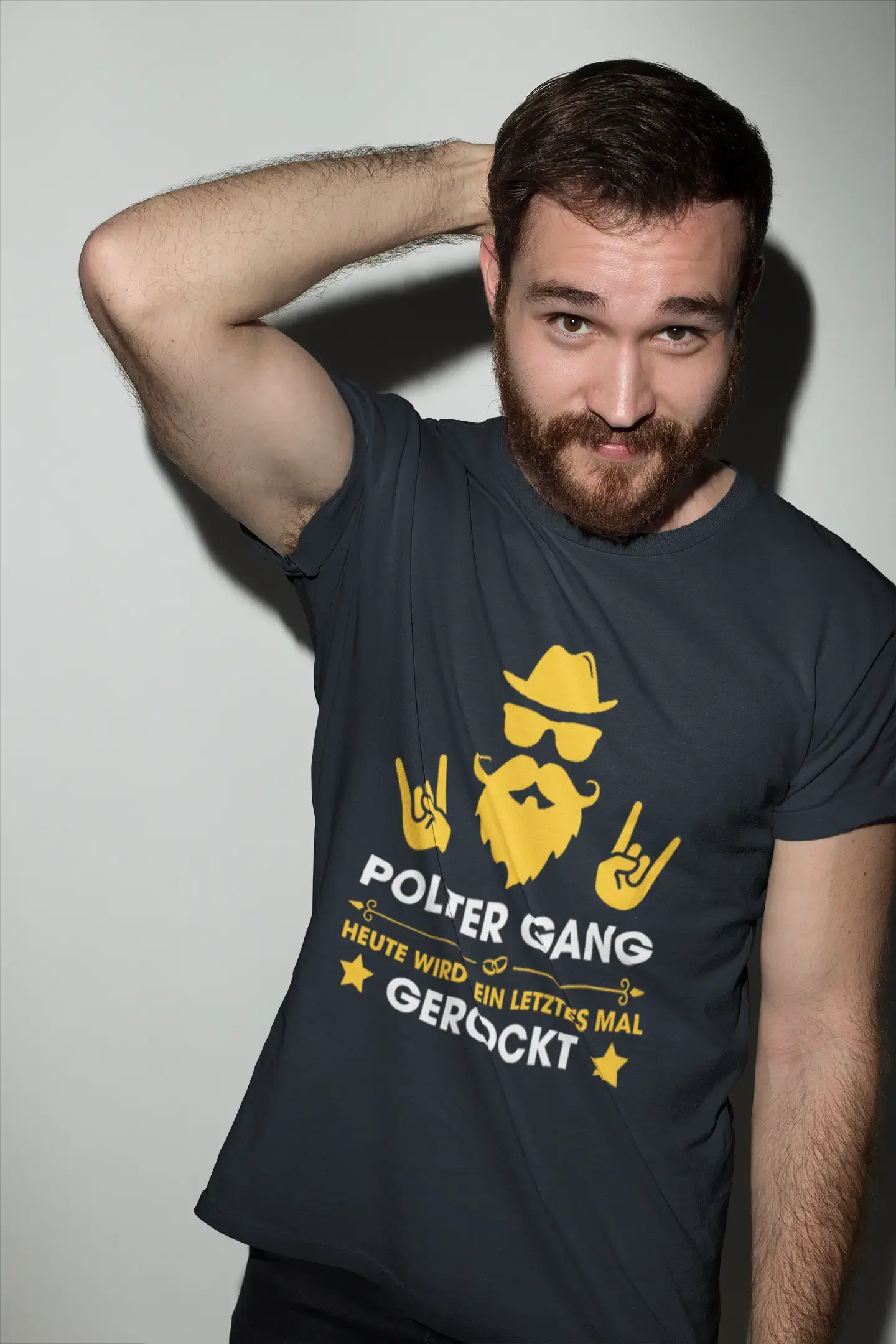 Men's Graphic T-Shirt Polter Gang Gerockt Idea Gift