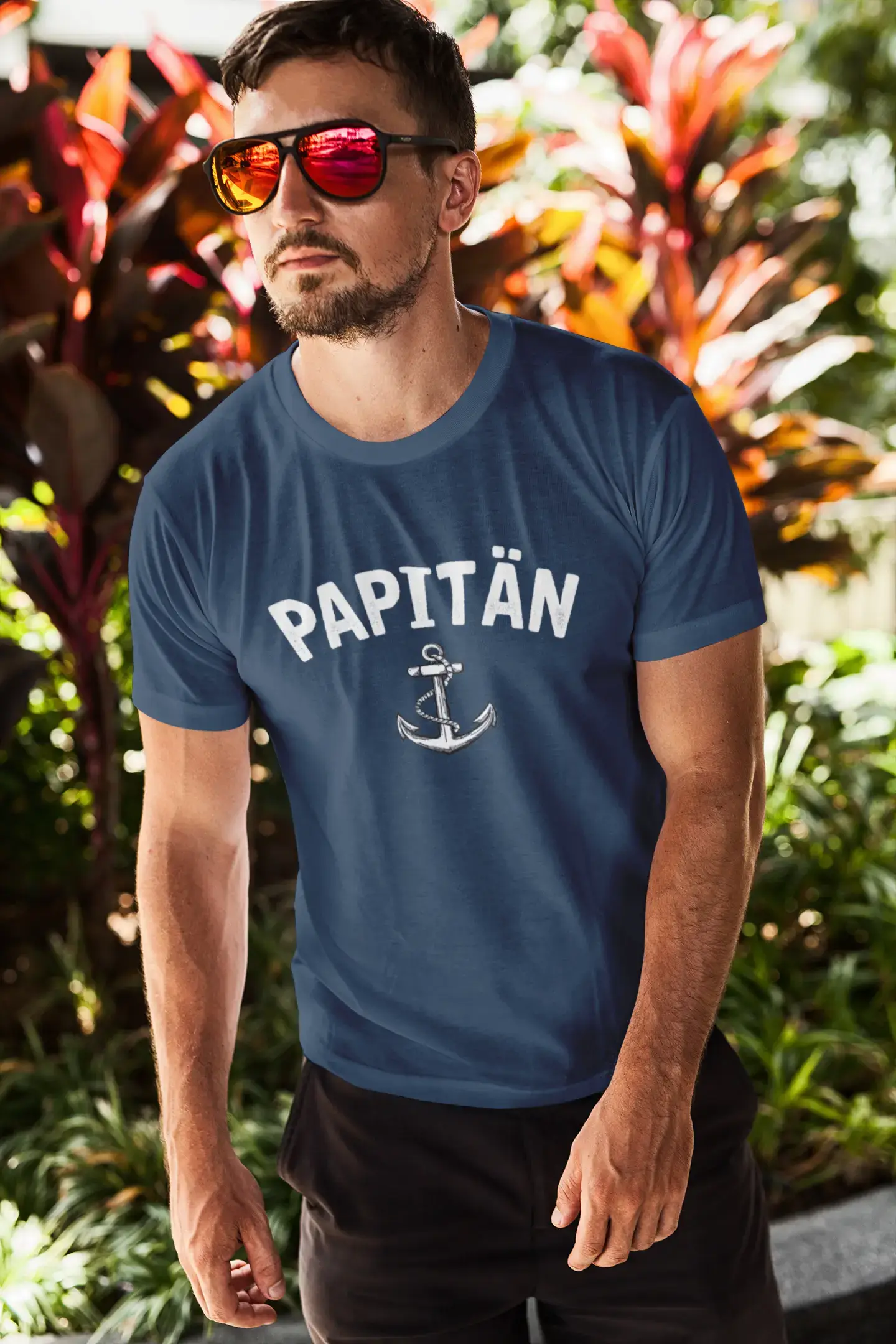 T-shirt <span>graphique</span> <span>homme</span> Papitän Anker idée <span>cadeau</span>