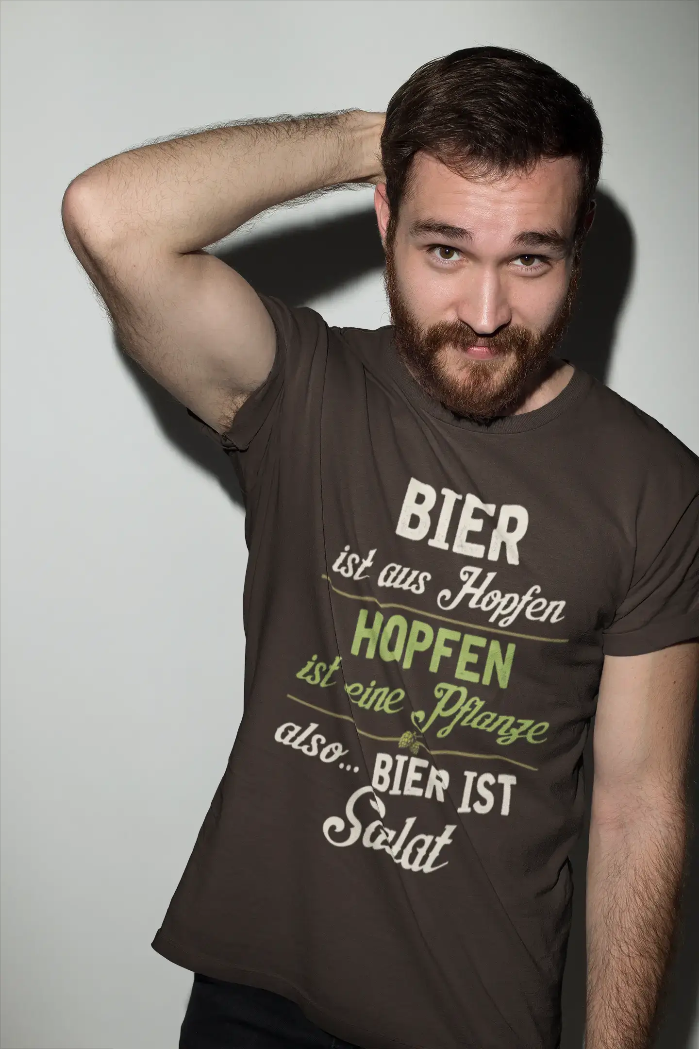 Men’s Graphic T-Shirt Bier ist Salat Gift Idea