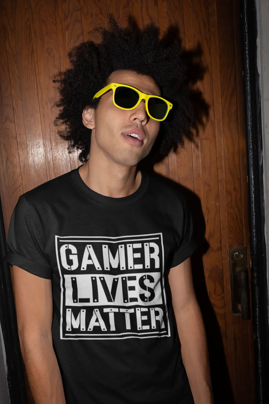 T-Shirt homme graphique ULTRABASIC Gamer Lives Matter - Citation drôle - Gamer Life