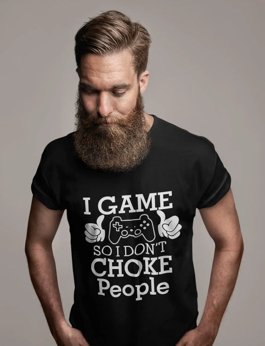 T-Shirt ULTRABASIC pour hommes, je joue pour ne pas étouffer les gens - vêtements graphiques amusants