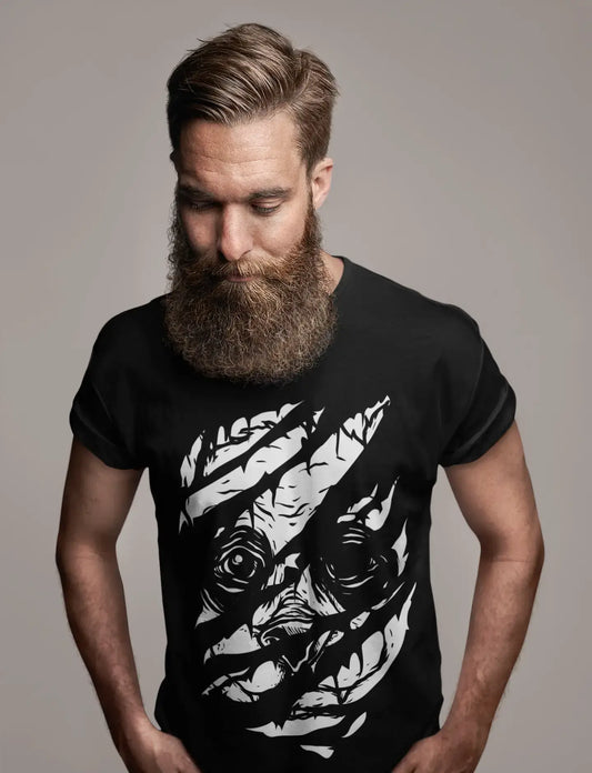 ULTRABASIC T-shirt déchiré pour hommes Cute Dog - Vêtements graphiques - Chemise vintage