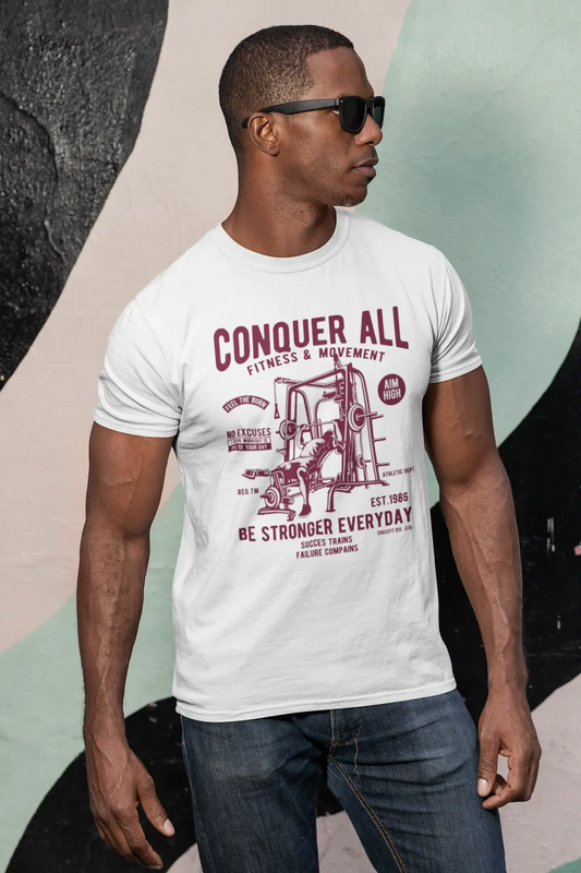 ULTRABASIC Herren-T-Shirt Be Stronger Everyday – Fitnessstudio-Motivationsshirt für Männer