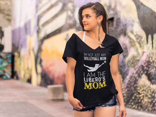 ULTRABASIC Damen-T-Shirt Ich bin nicht irgendeine Volleyball-Mutter, ich bin die Mutter des Liberos