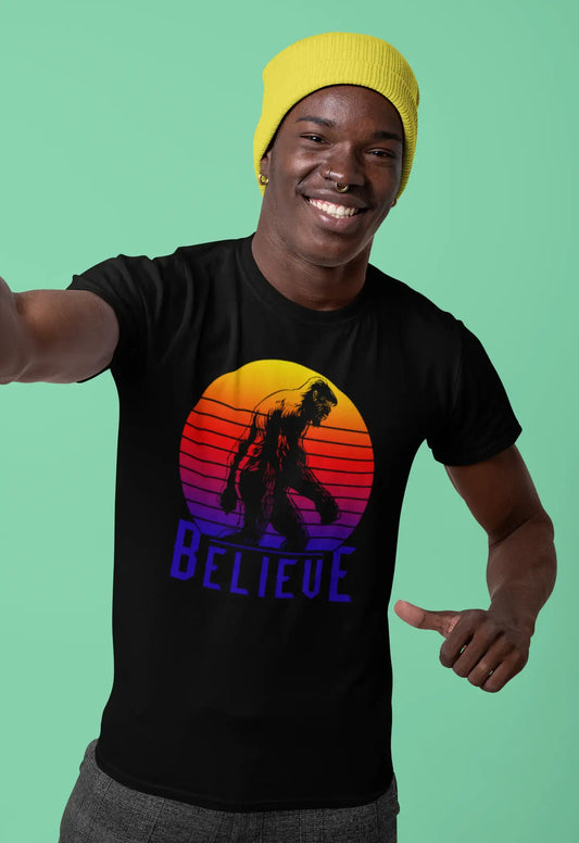 ULTRABASIC Herren Vintage T-Shirt Retro Believe – Gorilla T-Shirt