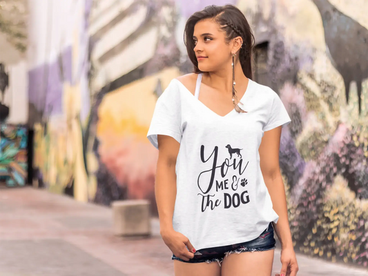 ULTRABASIC Women's T-Shirt You Me and the Dog - Funny Paw Tee Shirt Tops