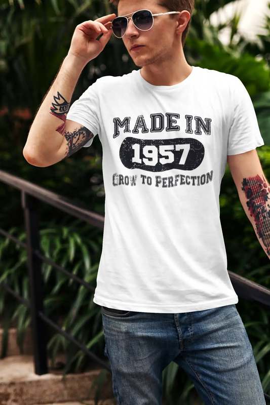 Geburtstagsgeschenk Made 1957 T-Shirt, Geschenk-T-Shirt, Herren-T-Shirt