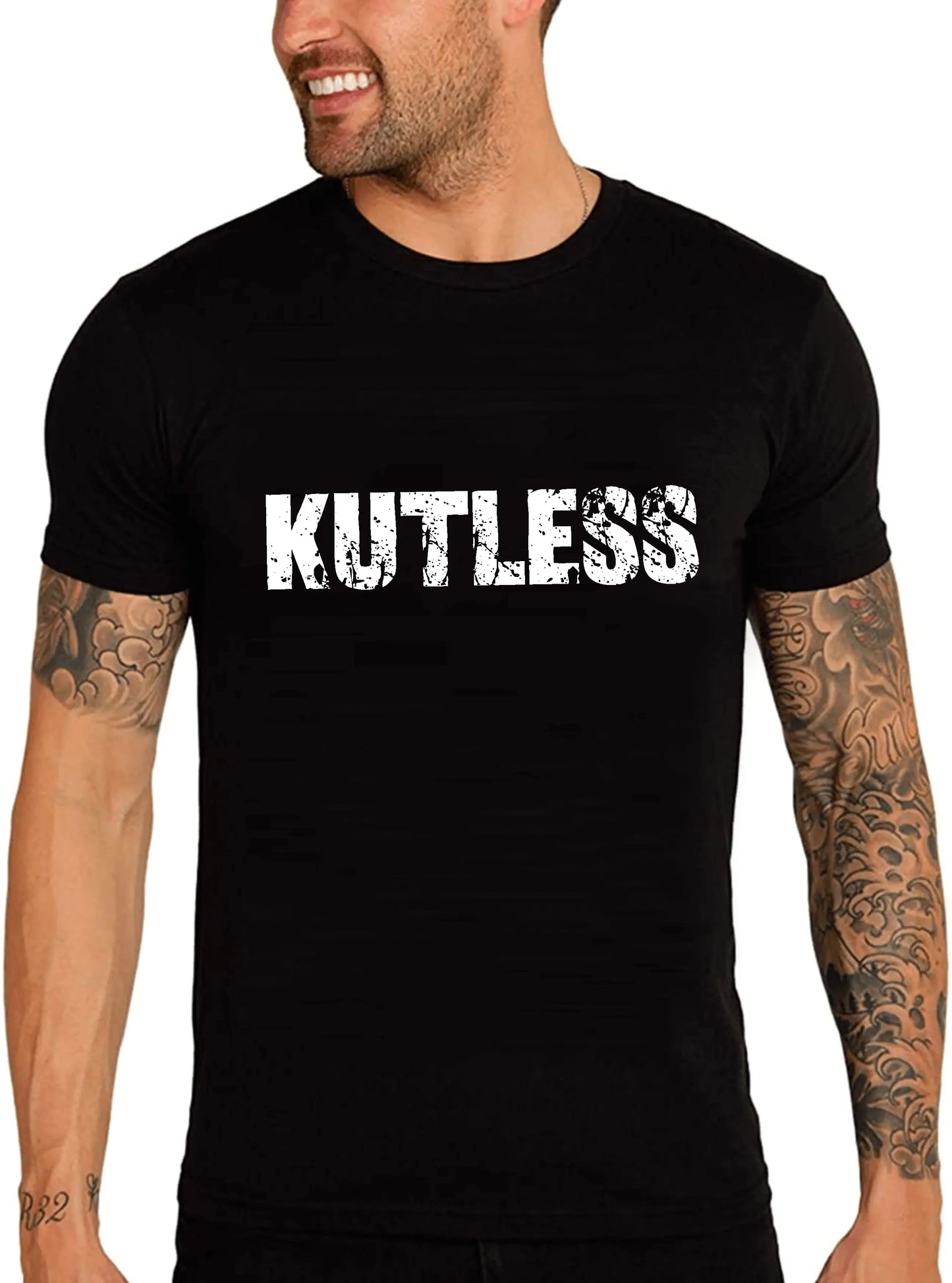 Schlichtes schwarzes T-Shirt für Herren