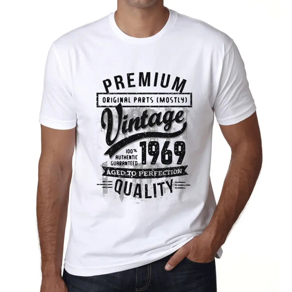 T-shirt noir uni pour hommes