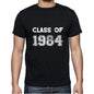 1984, Class of, black, Men's Short Sleeve Round Neck T-shirt 00103 - ultrabasic-com