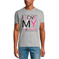 ULTRABASIC Graphic Men's T-Shirt I Love My Girlfriend - Romantic Gift for Boyfriend