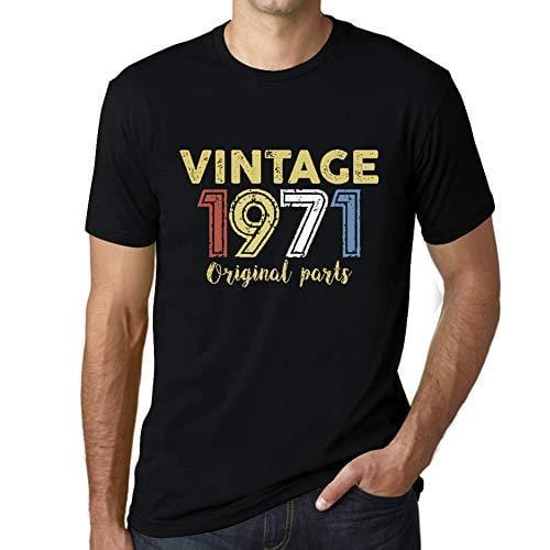 Ultrabasic - Homme Graphique Vintage 1971 T-Shirt Noir Profond