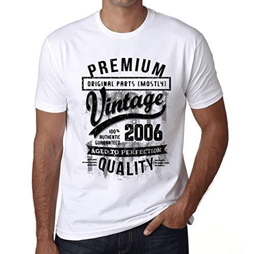 Ultrabasic - Homme T-Shirt Graphique 2006 Aged to Perfection Tee Shirt Cadeau d'anniversaire
