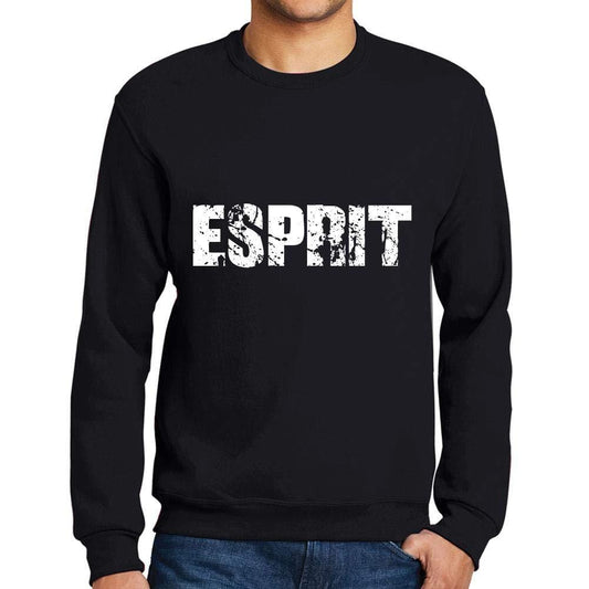 Homme Imprimé Graphique Sweat-Shirt Popular Words Esprit Noir Profond
