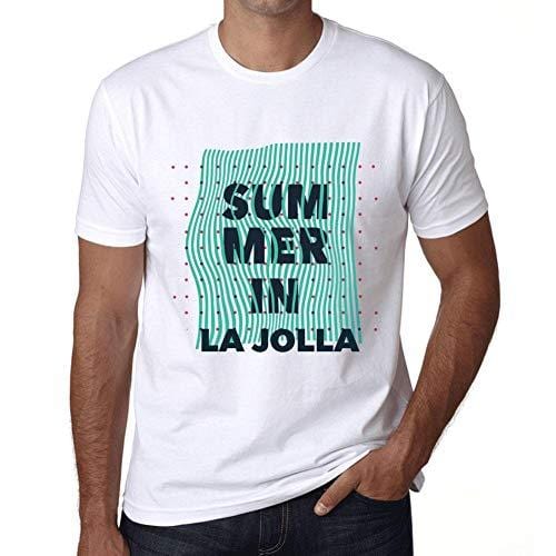 Ultrabasic - Homme Graphique Summer in LA Jolla Blanc