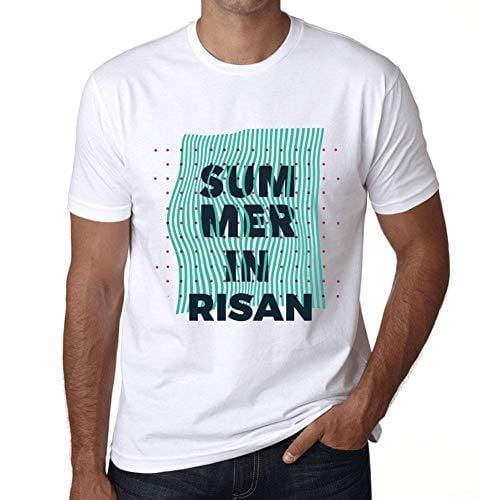 Ultrabasic - Homme Graphique Summer in RISAN Blanc