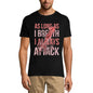 ULTRABASIC Herren T-Shirt As Long As I Breath Always Attack – Quallen-Shirt