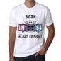 54 Ready To Fight Mens T-Shirt White Birthday Gift 00387 - White / Xs - Casual