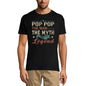 ULTRABASIC Herren T-Shirt Vintage Pop Pop The Man The Myth The Legend – Retro Neuheit T-Shirt