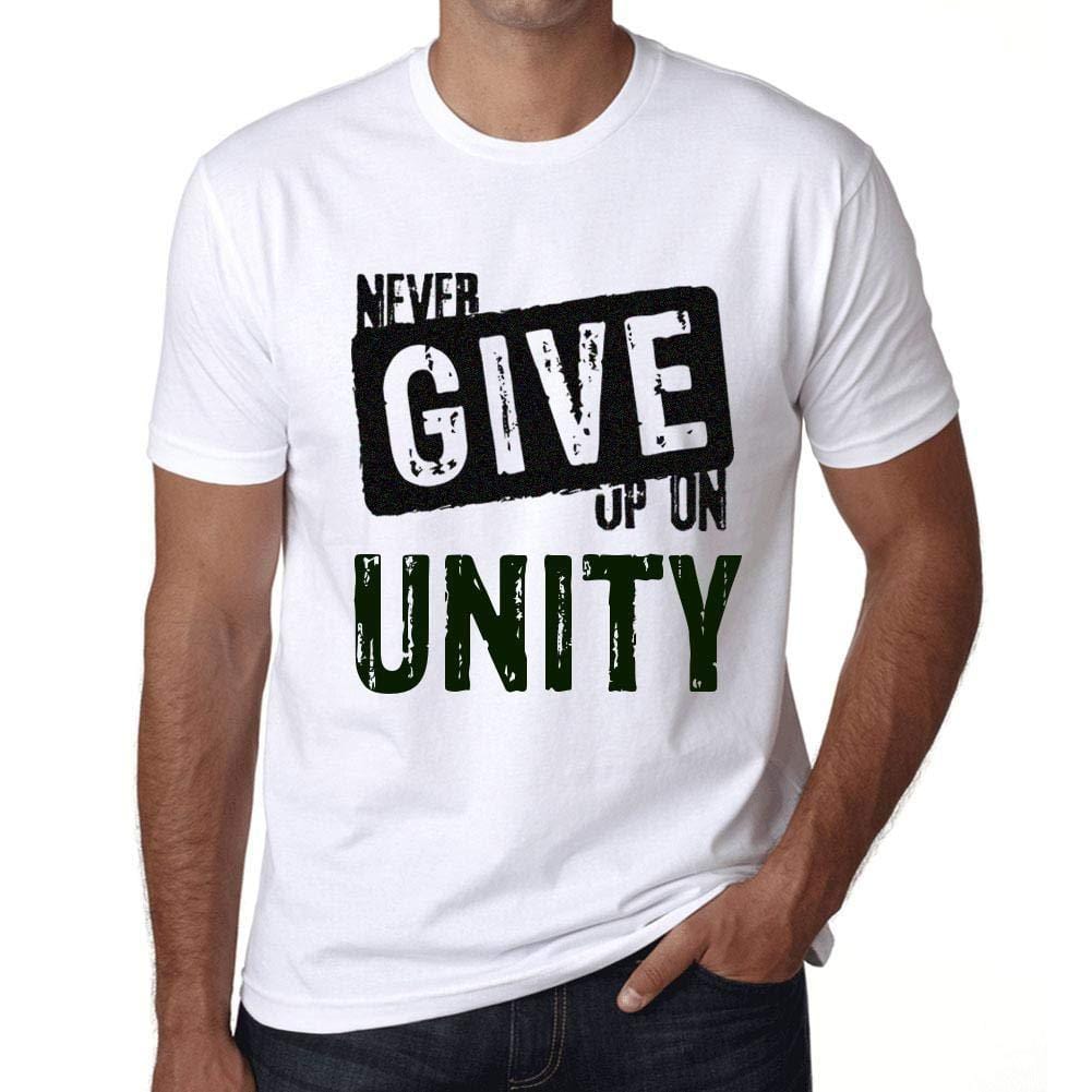 Men's Graphic T-Shirt Never Give Up On Unity