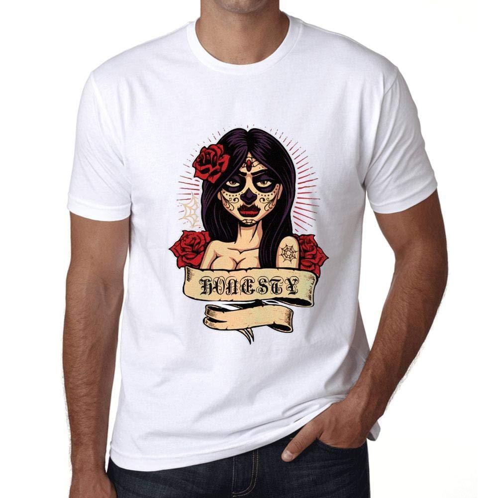 Ultrabasic - Homme T-Shirt Graphique Women Flower Tattoo Honnêteté