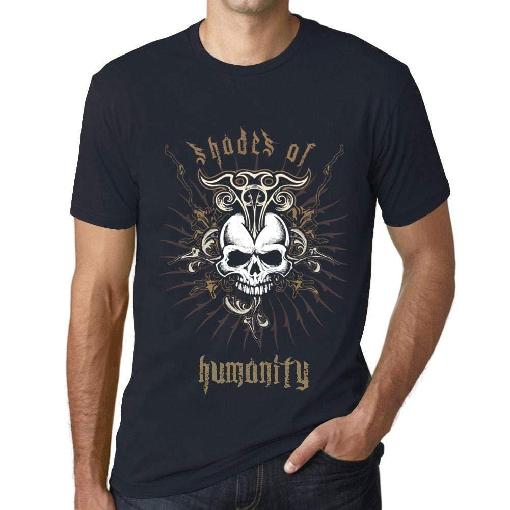 Ultrabasic - Homme T-Shirt Graphique Shades of Humanity Marine