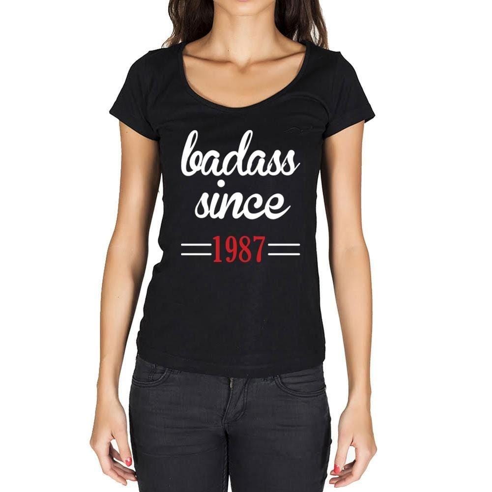 Femme Tee Vintage T-Shirt Badass seit 1987