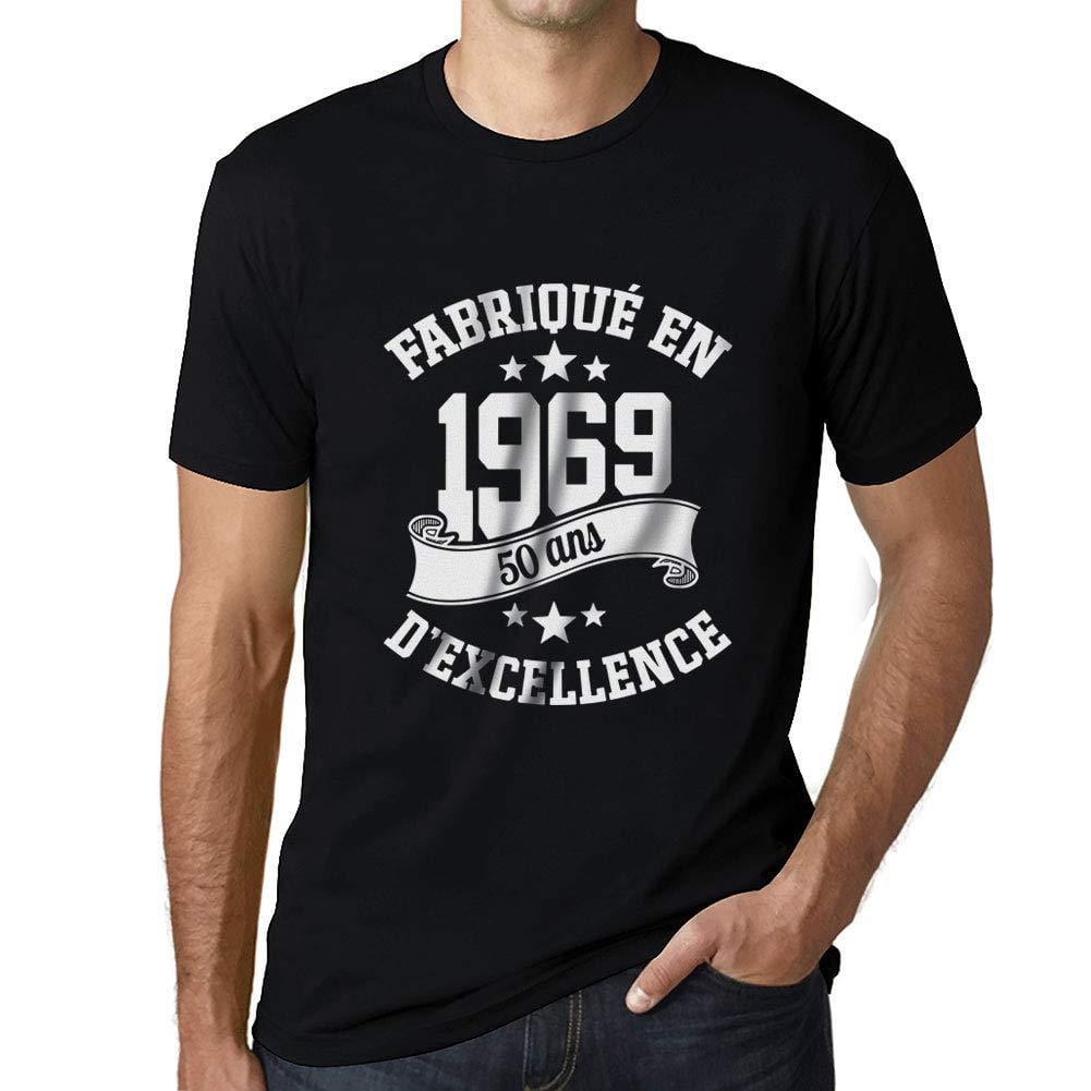 Ultrabasic - Fabriqué en 1969, 50 Ans d'être Génial Unisex T-Shirt Noir Profond