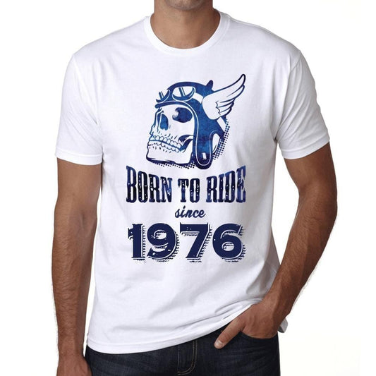 Homme Tee Vintage T-Shirt 1976, Born to Ride Since 1976