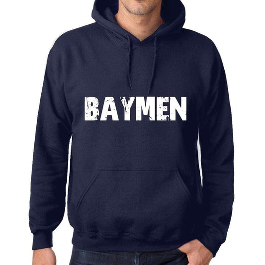 Ultrabasic Homme Femme Unisex Sweat à Capuche Hoodie Popular Words BAYMEN French Marine