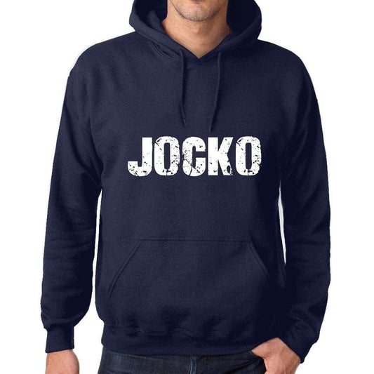 Ultrabasic Homme Femme Unisex Sweat à Capuche Hoodie Popular Words Jocko French Marine