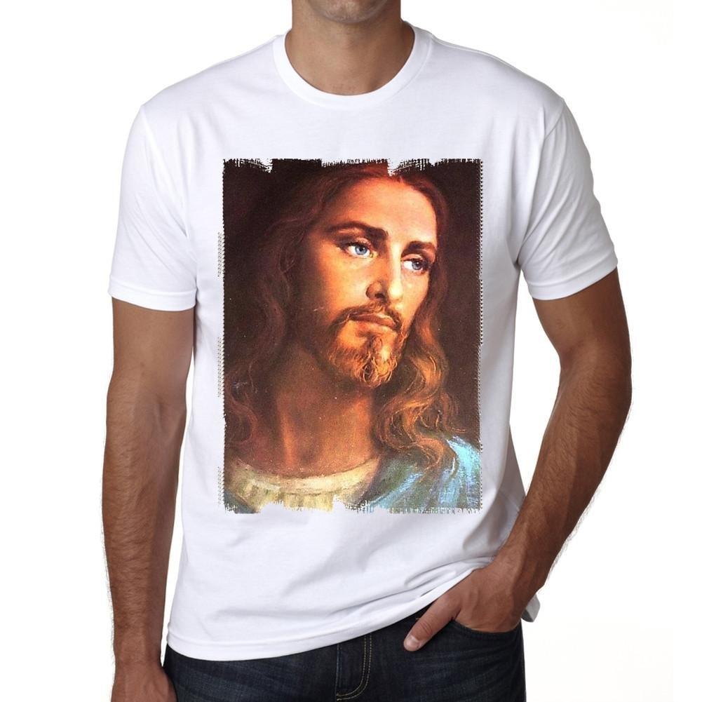 Jesus Christus Handsome H T-Shirt,Homme,Blanc,t Shirt Homme