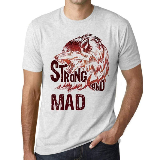 Unisex T-Shirt Graphique Strong Wolf and Fabulous Naturel