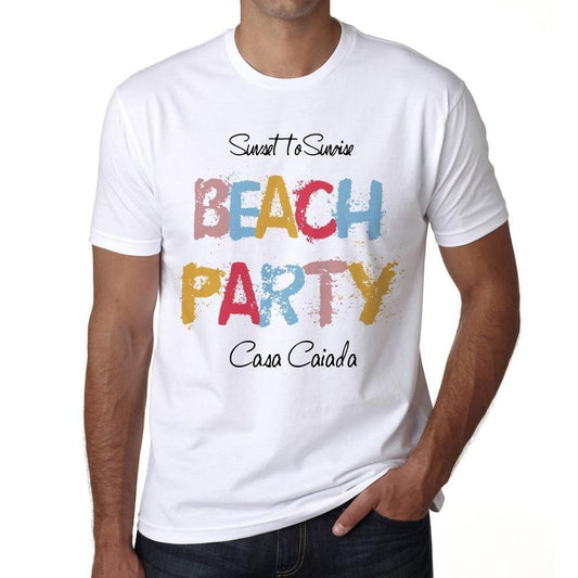 CASA Caiada, Beach Party, t Shirt Homme, Plage Tshirt, fête Tshirt
