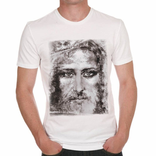 Jesus Christus <span>Graues</span> Herren-T-Shirt