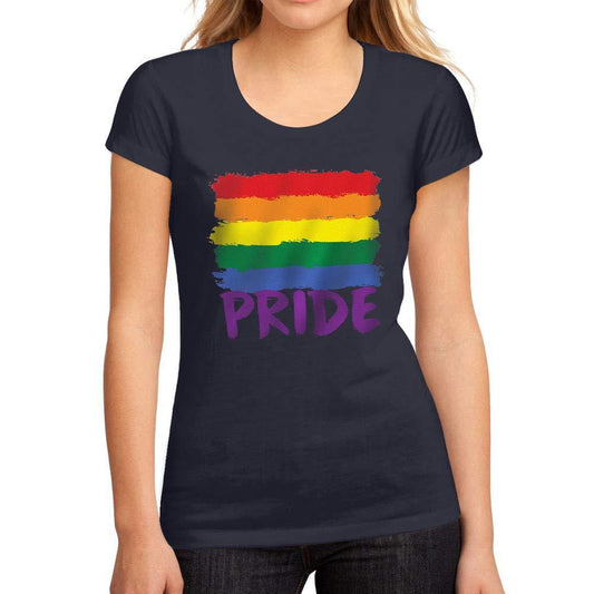 Femme Graphique Tee Shirt LGBT Pride French Marine