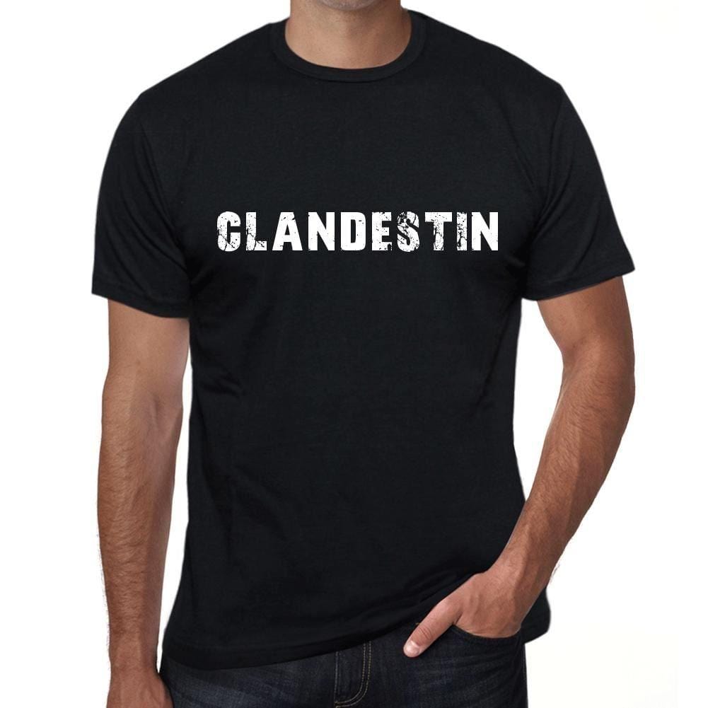 Homme Tee Vintage T Shirt clandestin