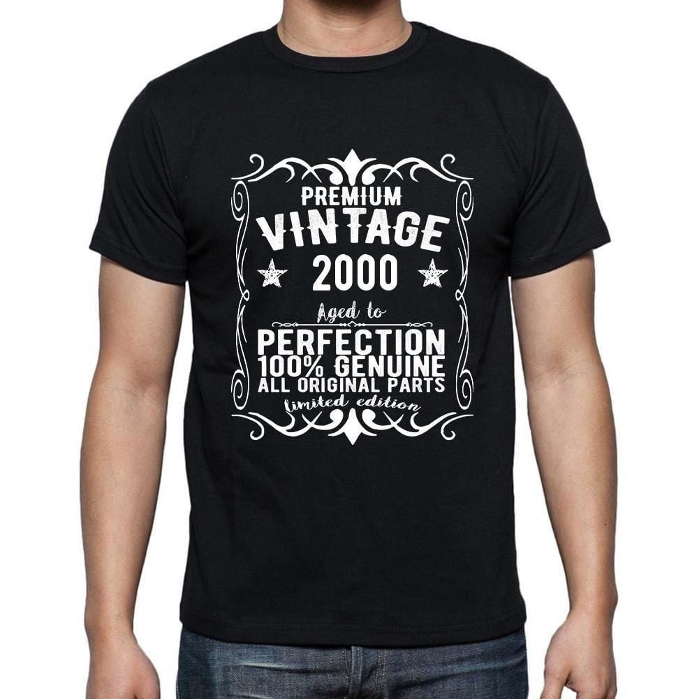 Homme Tee Vintage T Shirt Premium Vintage Année 2000