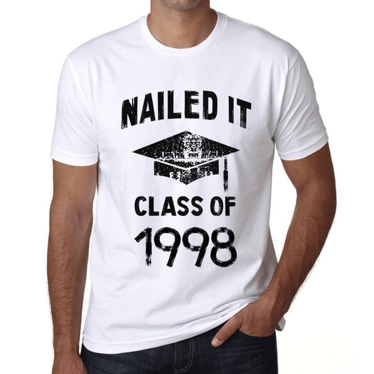 Homme T Shirt Graphique Imprimé Vintage Tee Nailed it Class of 1998