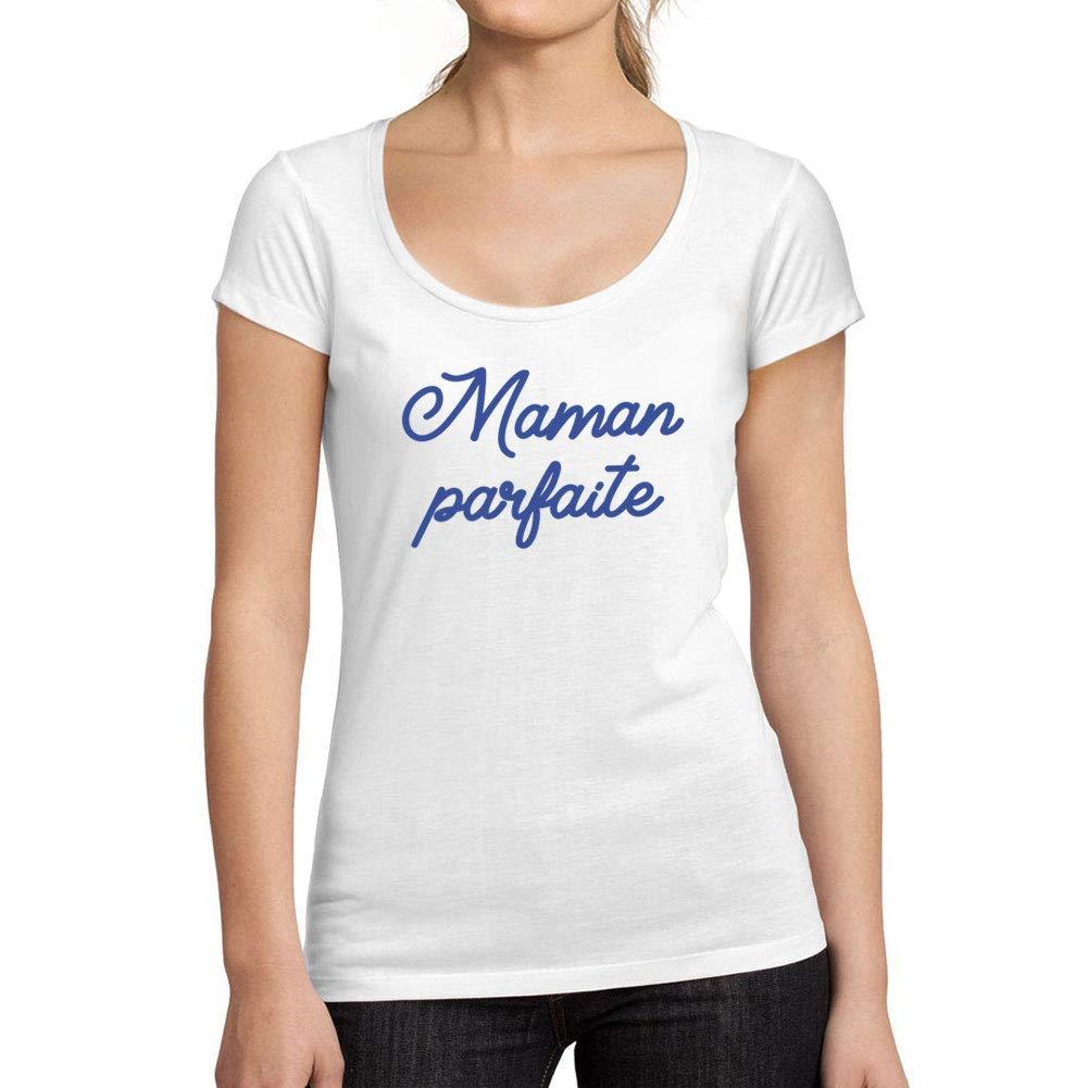 Ultrabasic - Femme Graphique Maman Parfaite Imprimé T-Shirt White