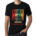 <span>Herren-</span> <span>Grafik</span> -T-Shirt Surf Summer Time QEPARO <span>Deep Black</span>