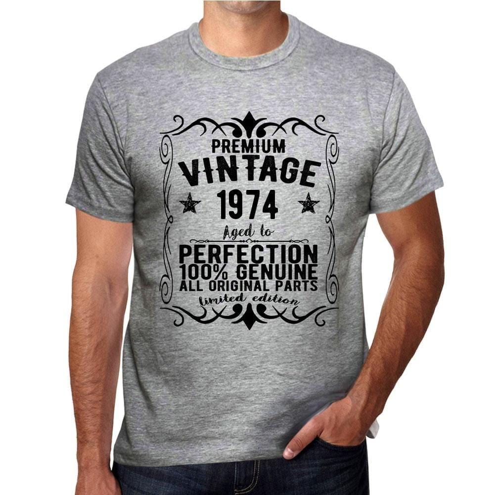 Herren T-Shirt Vintage T-Shirt 1974