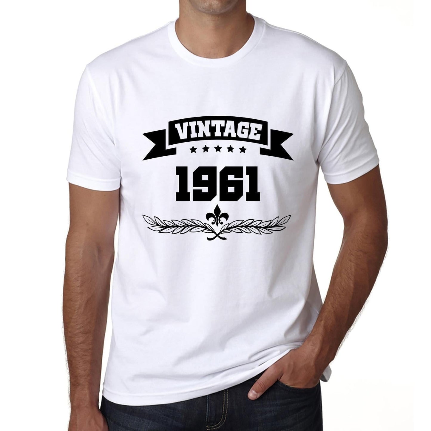 T-shirt Vintage pour Homme, année Vintage 1961