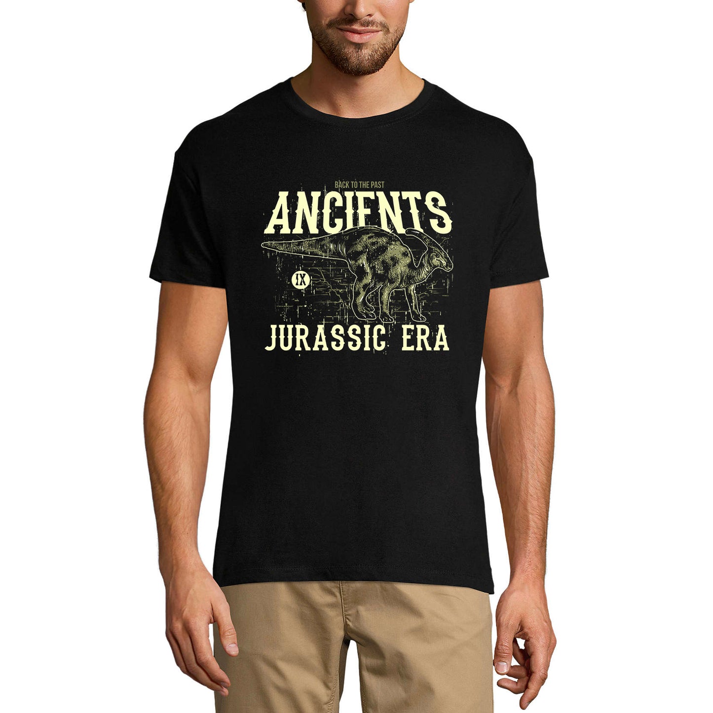 ULTRABASIC T-shirt graphique pour hommes Ancients Jurassic Era - Chemise dinosaure pour homme