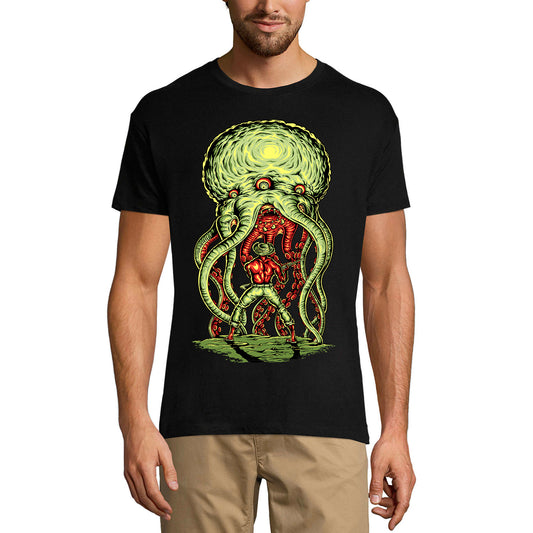 ULTRABASIC Herren T-Shirt Alien Attack – Lustiges UFO Hunter Space Vintage Shirt